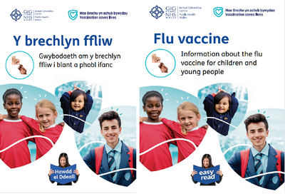 Amddiffyn plant a phobl ifanc gyda chwistrell syml yn y trwyn yn Hawdd Ei Ddarllen | Protect children and young people with a simple nasal spray in Easy Read