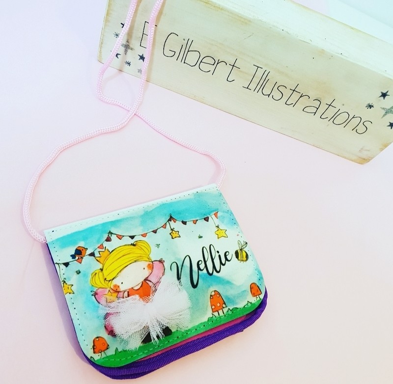 Personalised kids purse