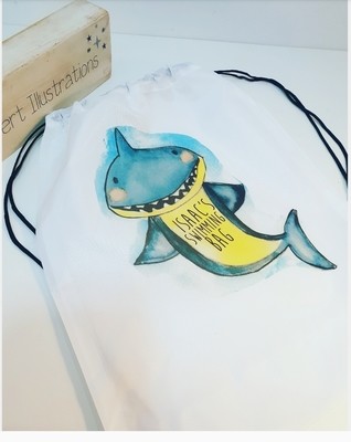 Shark swimming bag