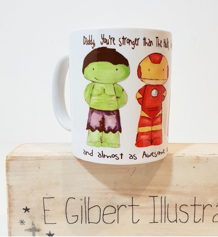 Fathers Day Mug - Superhero