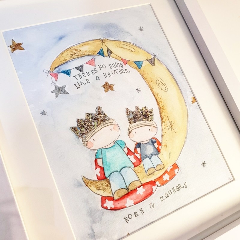Personalised Brothers Painting