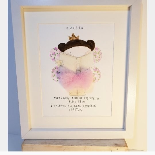 Reading fairy picture