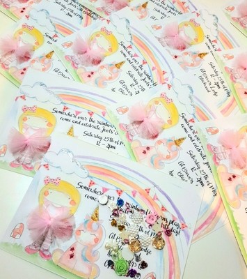 Personalised party invitation package