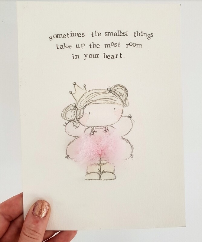 The smallest things take up the most room in our heart fairy 