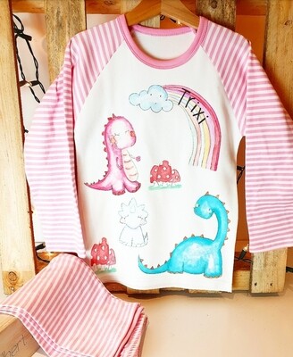 Personalised dinosaur pyjamas