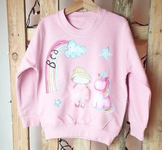 Ballerina & Unicorn Sweater