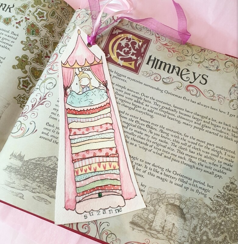 Princess & the pea bookmark