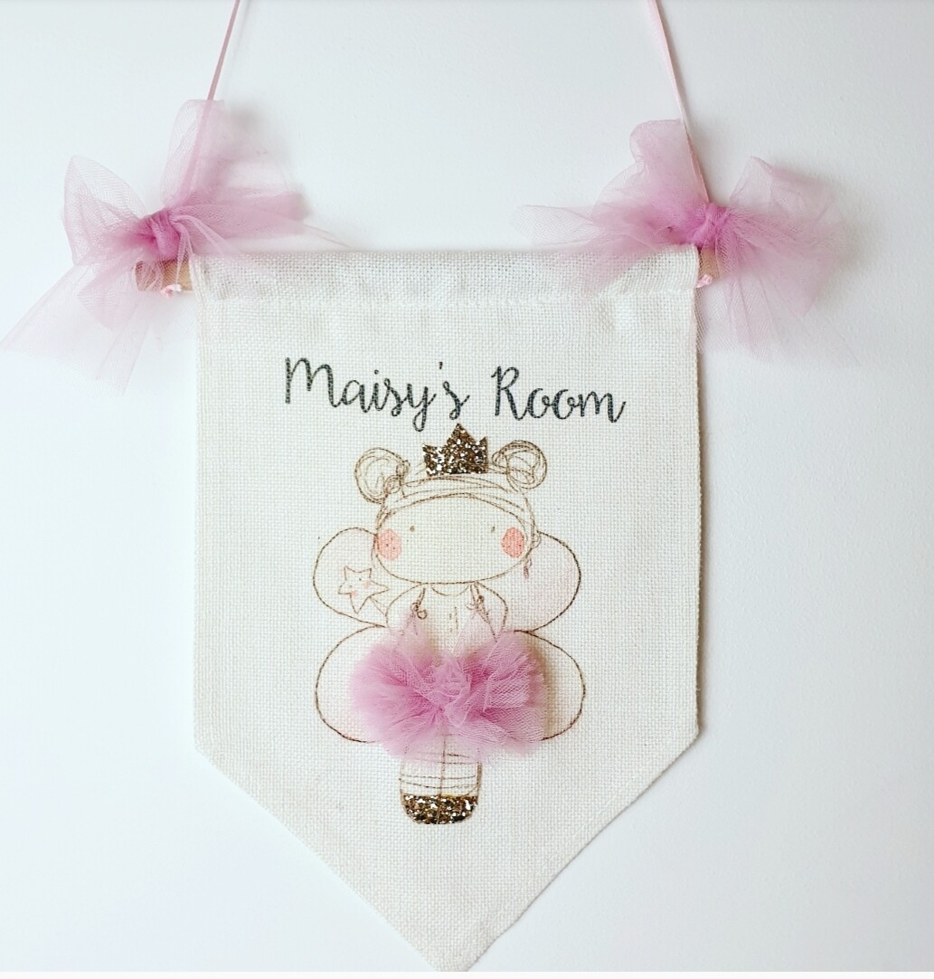 Let them be little Fairy room sign