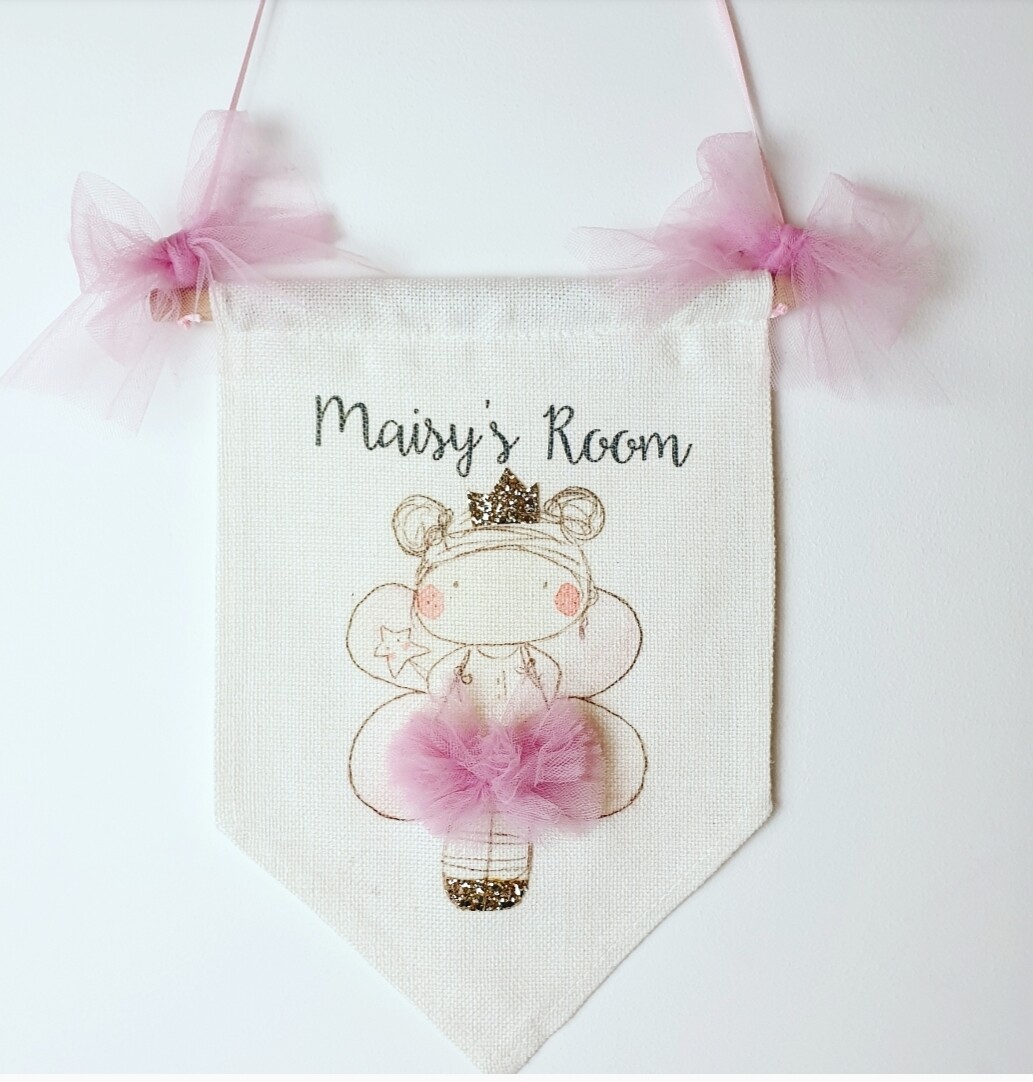 Let Them Be Little Fairy Room Sign