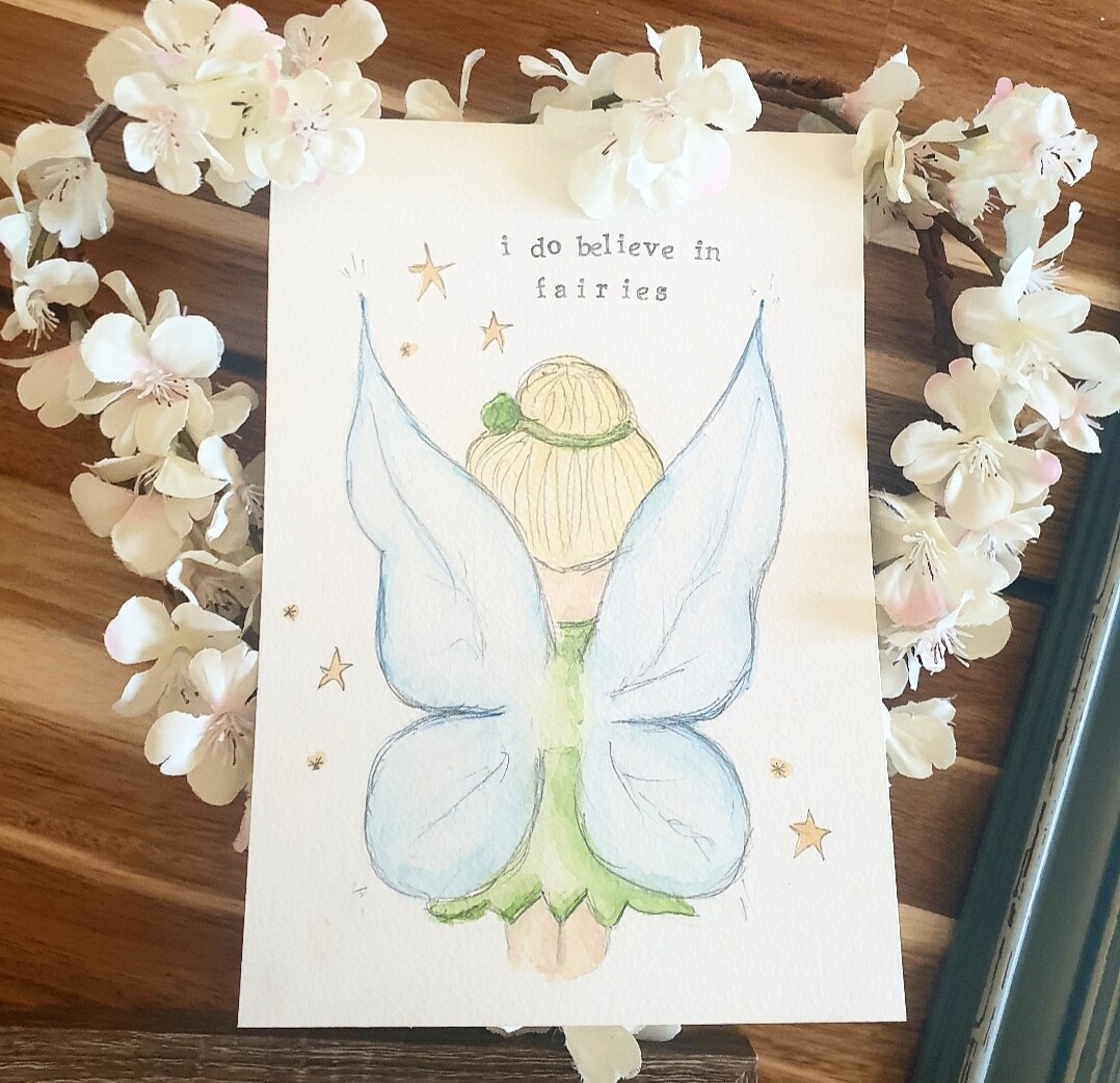 I do believe in fairies print