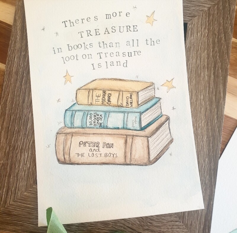 There's more treasure in books print