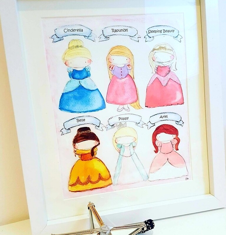 Princess inspired print