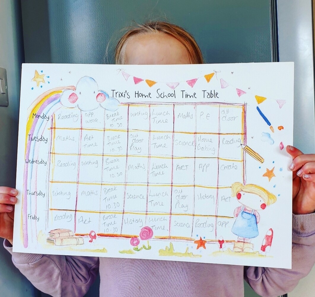 Home school timetable