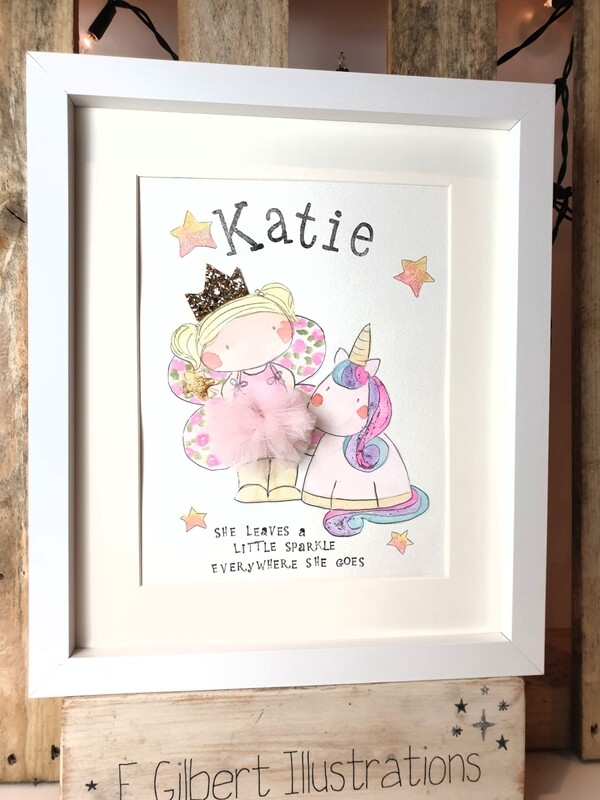 Fairy and Unicorn Custom Artwork