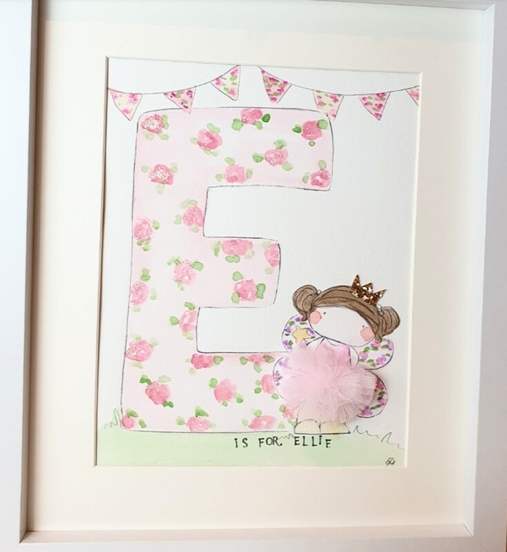 Initial Framed Picture