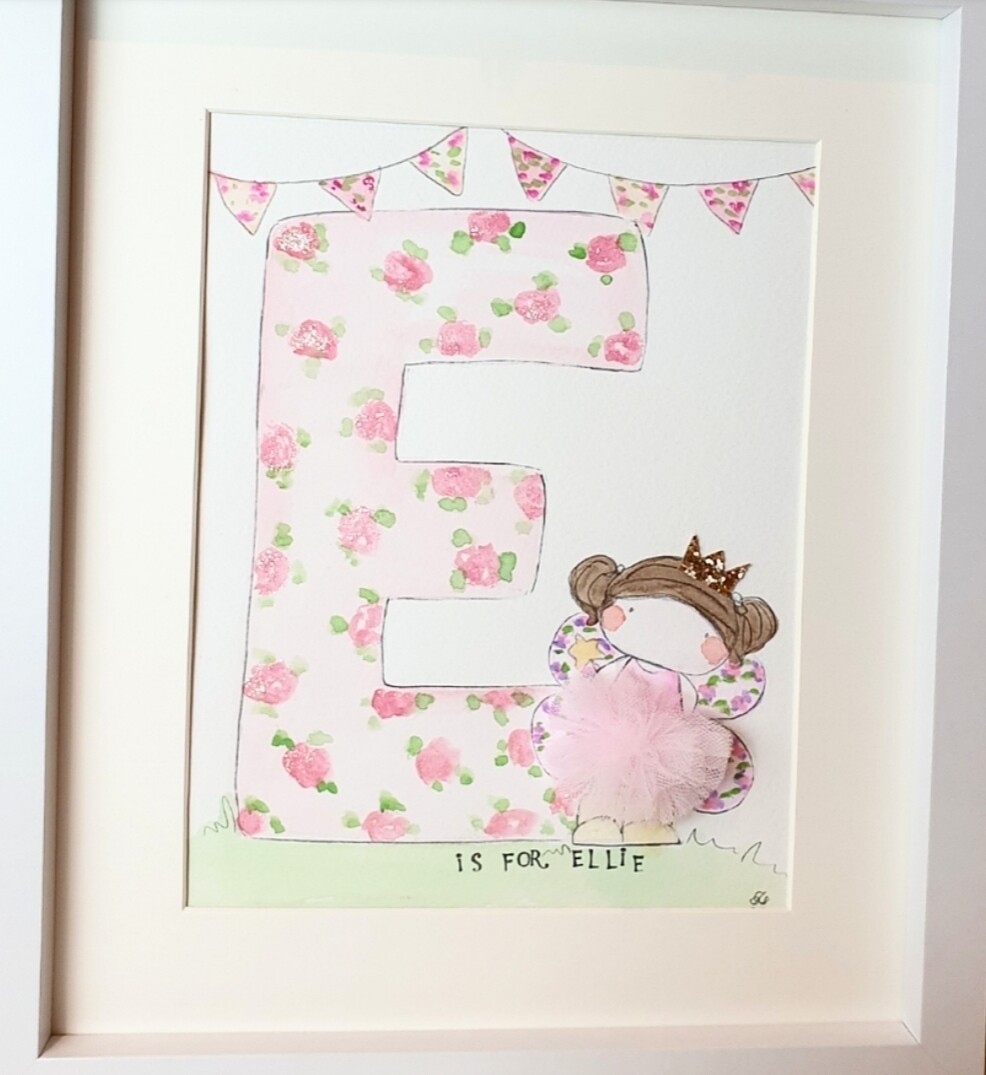 Initial Framed Picture