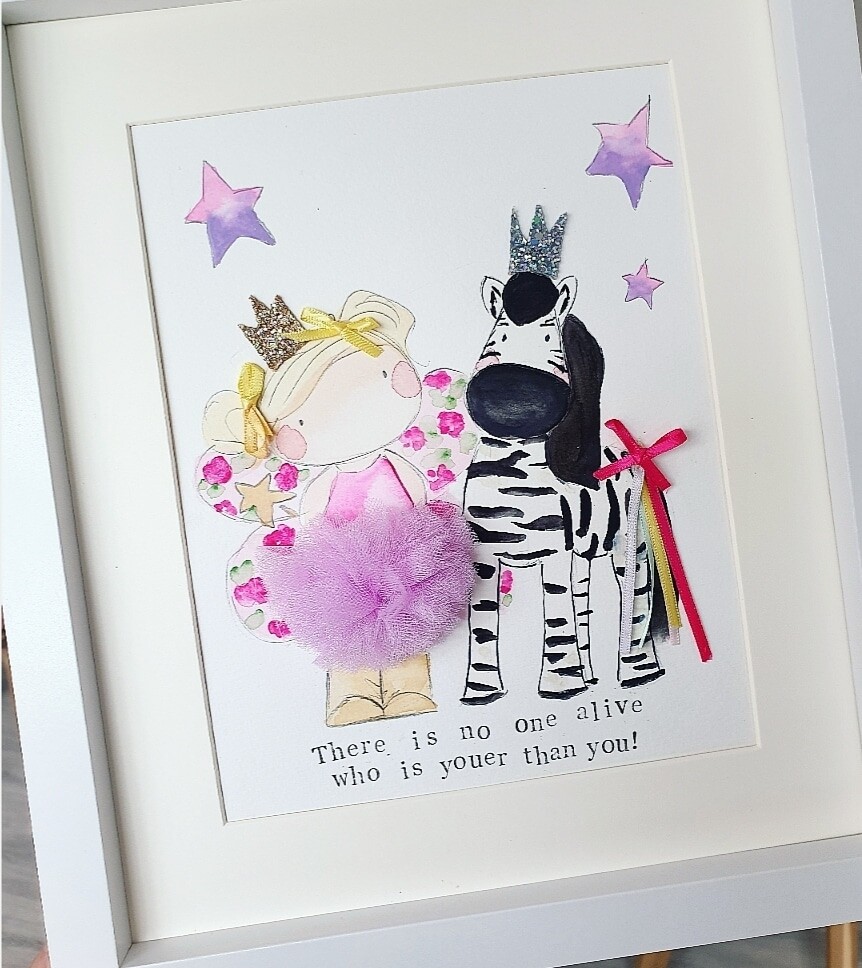 Fairy and Zebra Painting