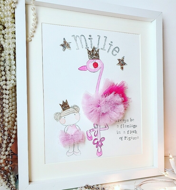 Flamingo and Princess Picture