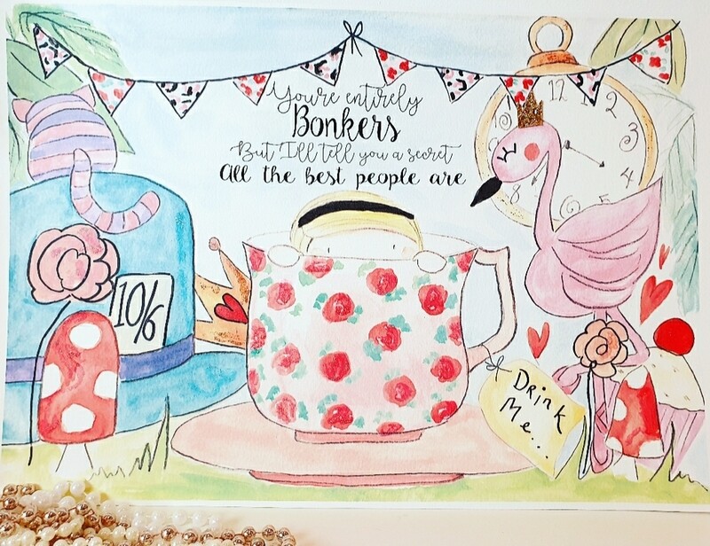 Wonderland print world book day 2021