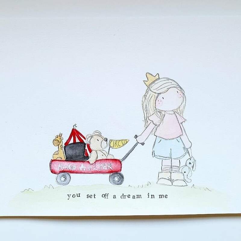 You set off a dream in me print
