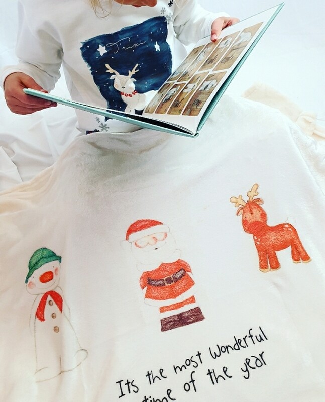 Santa and friends blanket Santa and friends blanket