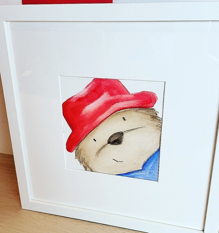 Medium bear painting