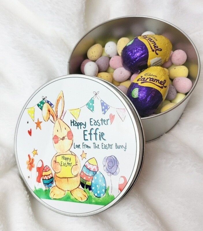 Personalised Easter tin