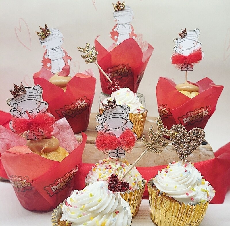 Valentines cupcake toppers
