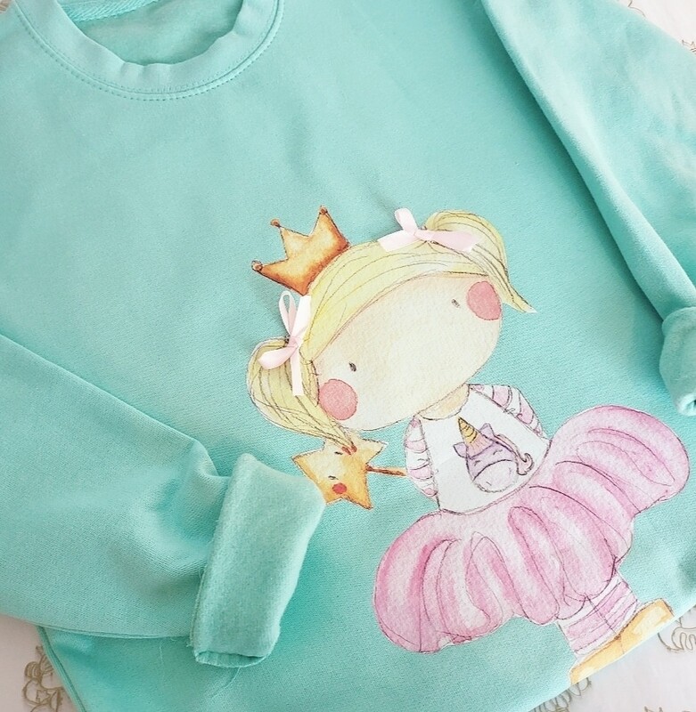 Tutu girl sweater