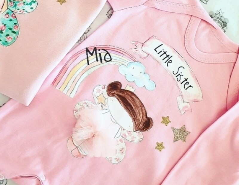 Personalised Fairy Babygrow
