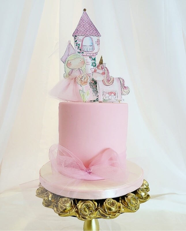 Princess cake topper