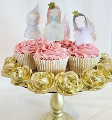 Princess party cupcake toppers