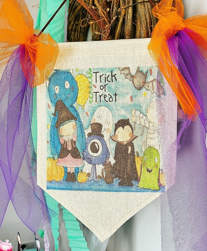 Monster Mash hanging sign