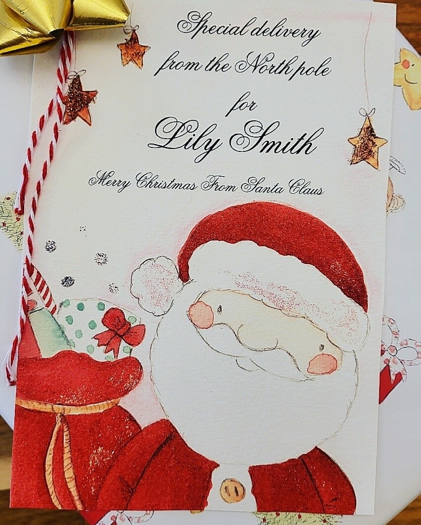 Special delivery from the North Pole  gift tag Special delivery from the North Pole  gift tag