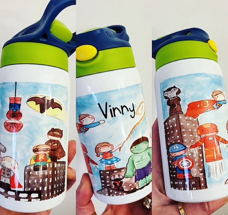 Super hero drink bottle