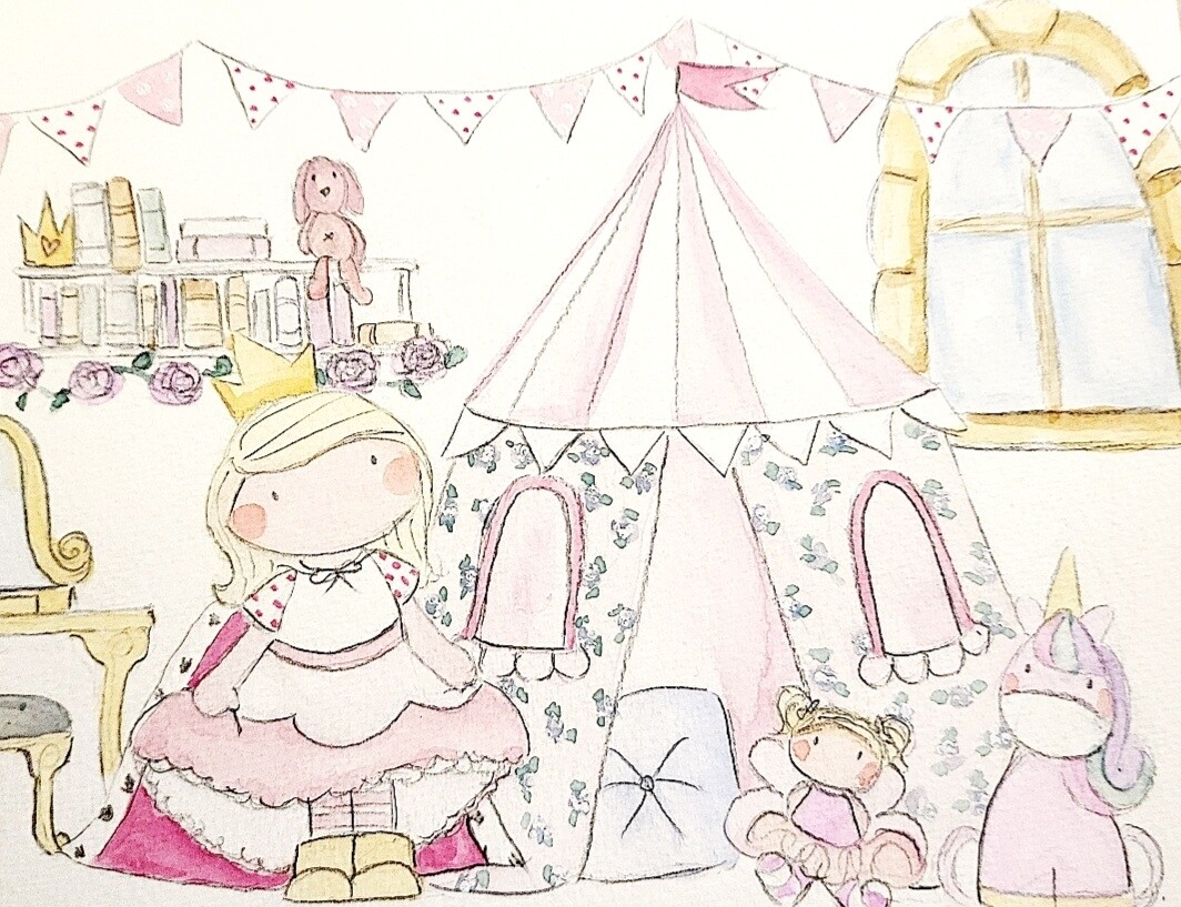 Little royals princess print