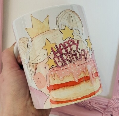 Happy Birthday Cake Mug