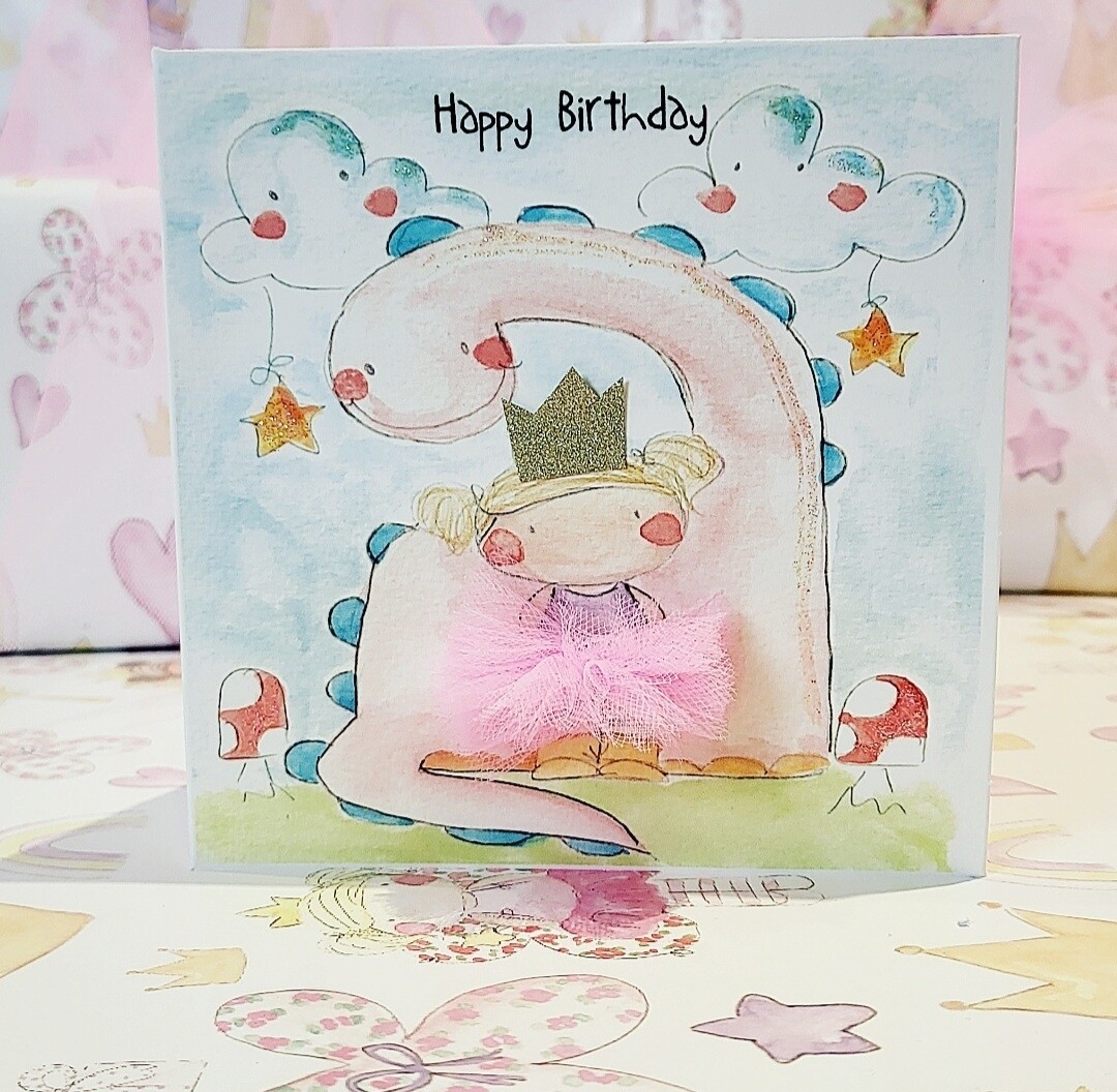 Dinosaur birthday card