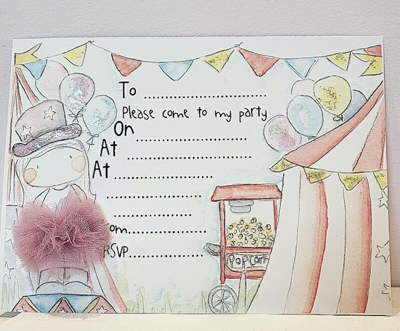Funfair circus invites