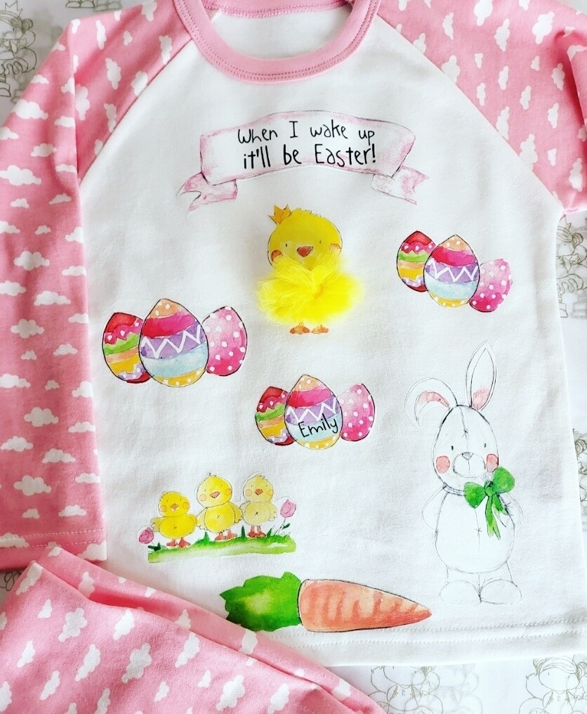 Easter chick pyjamas Easter chick pyjamas
