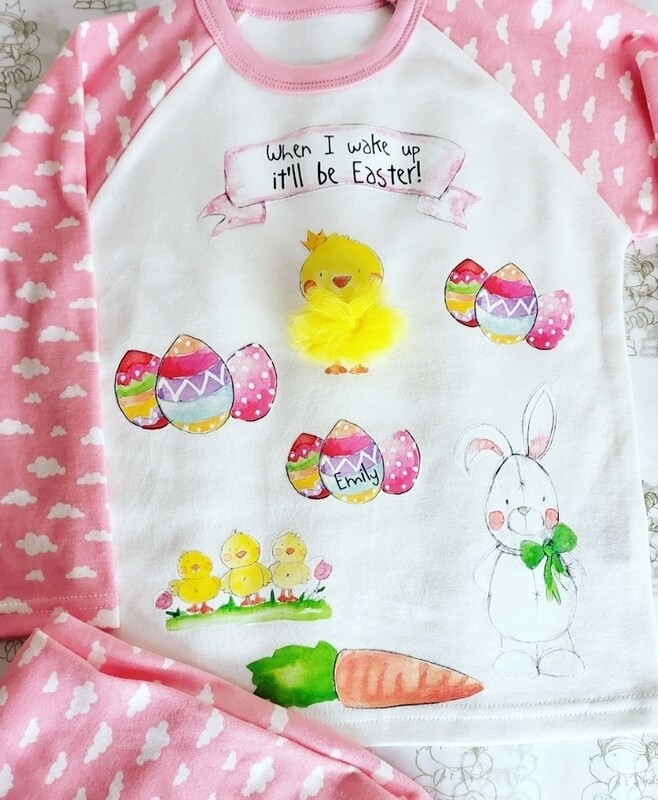 Easter chick pyjamas