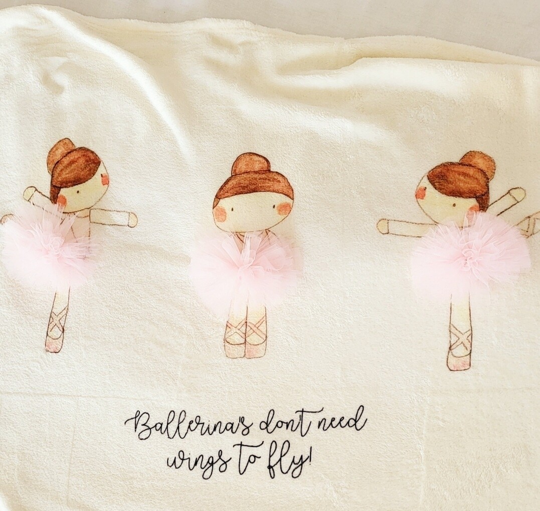 Ballerina Fleece Blanket