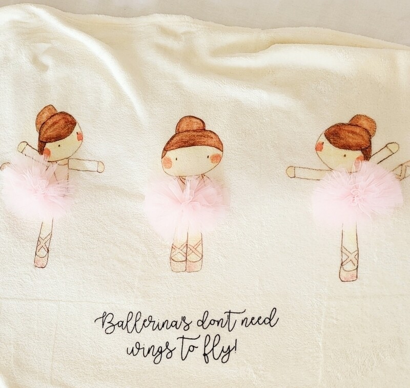 Ballerina Fleece Blanket