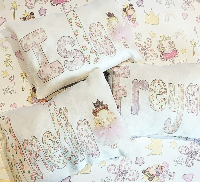 Floral Name Cushion