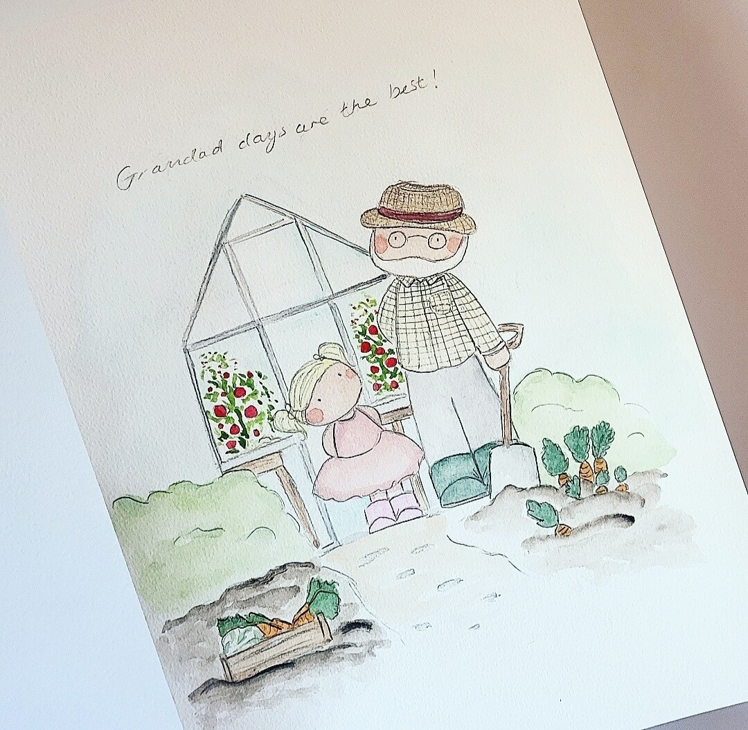 Custom Fathers Day Painting Custom Fathers Day Painting