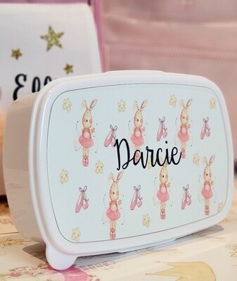 Ballerina Bunny small lunch box