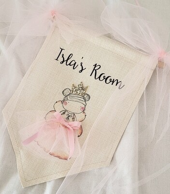 Let them be little Fairy Princess room sign