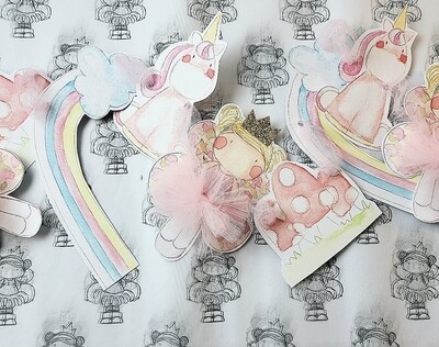 Fairy and unicorn bunting