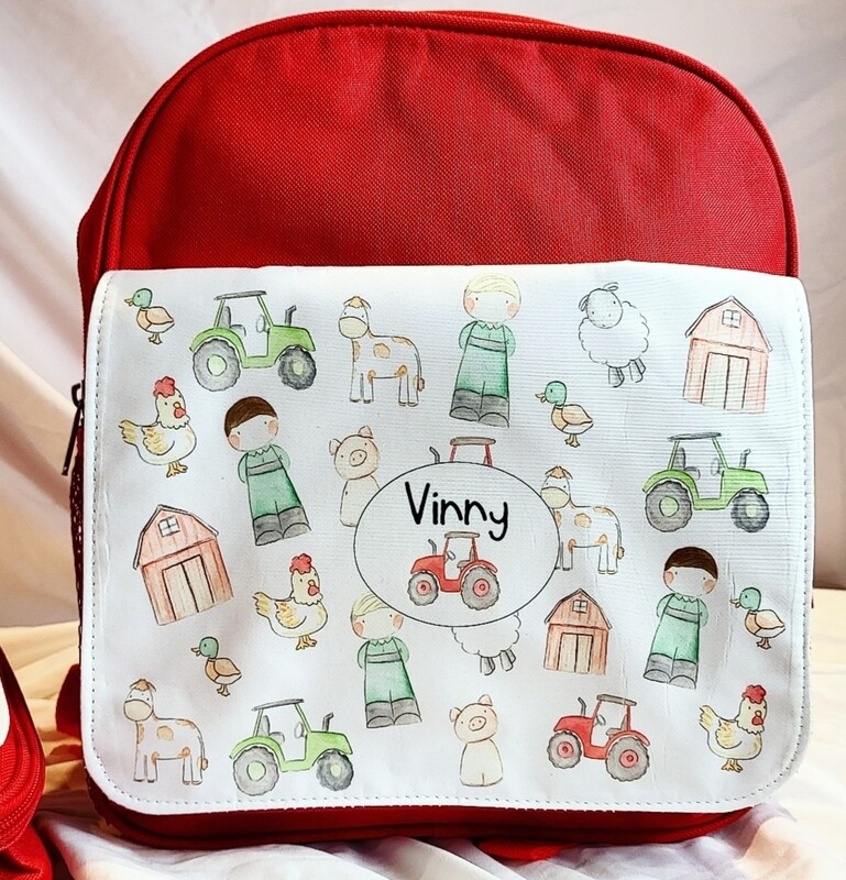 Personalised Farm animals bag
