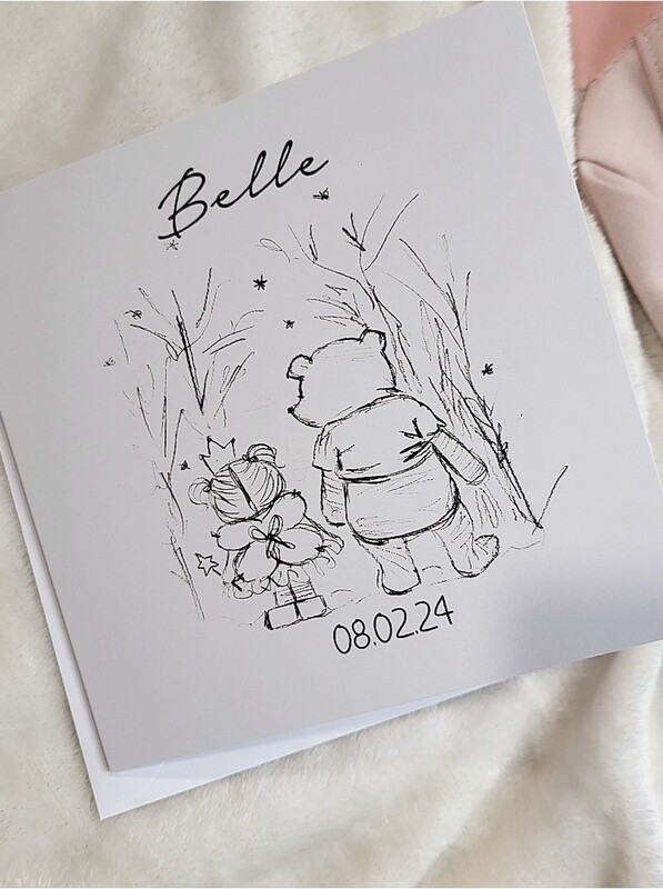 Fairy and Bear Card